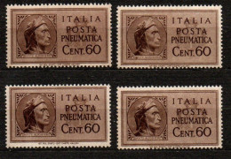 1945 - Italia - Luogotenenza PN 16 X 4 Posta Pneumatica Senza Fasci    -------- - Mint/hinged