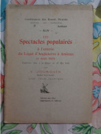 Les Spectacles Populaires à L'entrée Du Légat D'Angleterre à Amiens (4 Août 1827) Par V Jourdain - Picardie - Nord-Pas-de-Calais