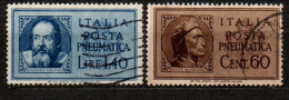 1945 - Italia - Luogotenenza PN 16/17 Posta Pneumatica Senza Fasci    -------- - Gebraucht