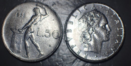 Italia - Italie - 50 Lire 1955 R - Republica Italiana - 50 Lire