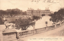 FRANCE - Paris - Les Palais Du Luxembourg Et Le Jardin - Carte Postale Ancienne - Andere & Zonder Classificatie