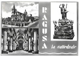 RG009 - RAGUSA - LA CATTEDRALE - VEDUTINE - FG VIAGGIATA 1954 - Ragusa