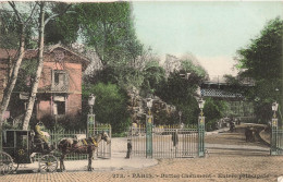 FRANCE - Paris - Buttes Chaumont - Entrée Principale - Carte Postale Ancienne - Other & Unclassified