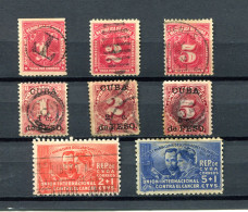 1914/38.CUBA.TASA Y SEMIPOSTALES.USADOS - Used Stamps