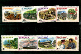 Bahamas Série De 8 Timbres Tourisme Bateaux Architecture Corail - Bahamas (1973-...)