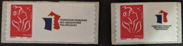 3802Ad + 3802Ae Lamouche Autoadhésif De Roulette Petite & Grande Vignette - Unused Stamps