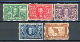 BA-19DC  Etats-Unis N° 159 à 163 *   A Saisir !!! - Unused Stamps