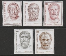 Greece 1998 Ancient Greek Writers Set MNH - Ongebruikt
