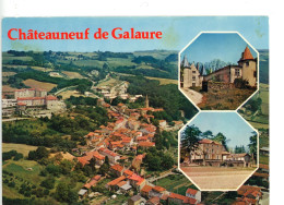 CHATEAUNEUF DE GALAURE ET SES ENVIRONS VUE AERIENNE 1981 - Autres & Non Classés