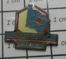 1419 Pin's Pins / Beau Et Rare / EDF GDF / SERVICES GIRONDE - EDF GDF