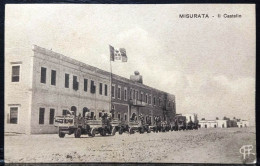 Cartolina, Misurata Il Castello Convoglio Croce Rossa - Franchigia - Viaggiata 1912 PM - 74 Divisione - LIBIA - Croix-Rouge