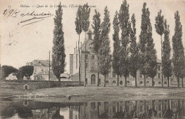 FRANCE - Melun - Quai De La Courtille - L'école Des Garçons - Carte Postale Ancienne - Melun