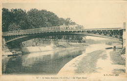 * ISLE ADAM - Pont Neuf - Diligence Sur Le Pont - Barque Sur L'eau - Animée - Poussette - 13 - Edit. B.F. - L'Isle Adam