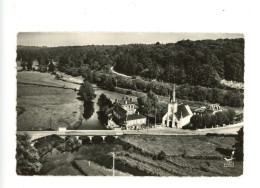 EN AVION AU DESSUS DE SAINT QUENTIN DES ILES L'AUBERGE DE LA VALLEE ET L'EGLISE VUE AERIENNE LAPIE - Andere & Zonder Classificatie