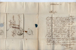 TB 4478 - 1840 - Lettre De M. ? à CHATEAU DU LOIR Pour M. ROGUE, Contrôleur Des Contributions à CHATEAUROUX ( Indre ) - 1801-1848: Voorlopers XIX