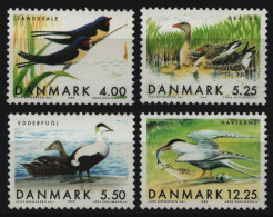 Dänemark 1999 - Mi-Nr. 1223-1226 ** - MNH - Vögel / Birds - Ungebraucht