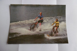 Jabbeke - Klein Strand - Waterskiënde Fietsers - Jabbeke