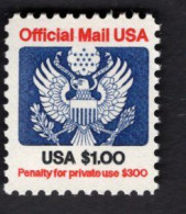 200907002  1983  SCOTT O132 (XX) POSTFRIS MINT NEVER HINGED - EAGLE SHIELD BIRD OFFICIAL MAIL - Dienstzegels