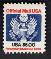 204509934 1983 (XX) SCOTT O133 POSTFRIS MINT NEVER HINGED  Eagle And Shield Bird Vogel OFFICIAL MAIL - Service