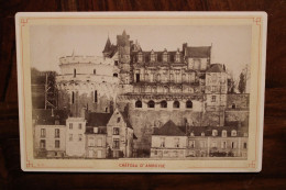 Photo 1880's Château D'Amboise (37) Tirage Vintage Print Albumen Albuminé Format Cabinet CDC - Lieux