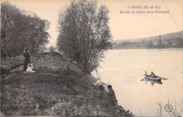 FRANCE - Triel - Bords De Seine Vers Verneuil - Animé - Carte Postale Ancienne - Triel Sur Seine