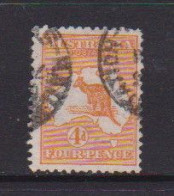 AUSTRALIA    1913    4d  Orange    Die II   Wmk  W2        USED - Usados