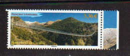 PONT TIBETÀ DE CANILLO.Pont Tibétain De Canillo :la Nouvelle Attraction En Andorre.Timbre Neuf ** Haute Faciale - Unused Stamps