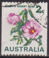 Fleurs - Rose Du Désert  - AUSTRALIE - Flore - N° 447 - 1971 - Gebruikt