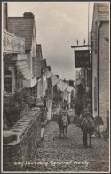 Down Along High Street, Clovelly, Devon, C.1930s - Sweetman RP Postcard - Clovelly