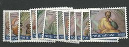 1991 MNH Vaticano, Vatikanstaat, Mi 1023-34, Postfris - Neufs