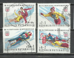 7494M-SERIE COMPLETA AUSTRIA 1975 Nº 1328/1331 DEPORTES INVIERNO OLIMPIADAS - Collections