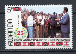 RWANDA : ANNI DE L'INDEPENDANCE -  N° Yvert ??** - Nuevos