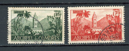 COMORES - MORONI -  N° Yt  7+8 Obli. - Used Stamps
