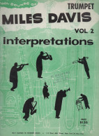 (jazz)  Partition MILES DAVIS INTERPRETATIONS VOL 2 (CAT 7002 /05) - Jazz