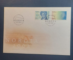 Norway FDC 2002 ,Nordia 2002 , Michel Nr 1448-1449 - FDC