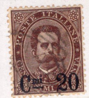 Regno D'Italia (1890) - Soprastampato 2 Su 30 Cent. Sass. 57 Ø - Oblitérés