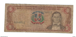 *dominican Republic 5 Pesos Oro 1996  152a - Dominicana