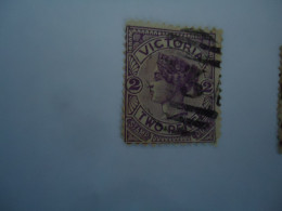VICTORIA     USED STAMPS  1884 QUEEN   STAMPS DUTY  WITH POSTMARK NUMBPER 5 - Sonstige & Ohne Zuordnung