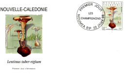 Nouvelle Calédoniel  3 FDC 1998 Champignons Nature Muschroom Fungos - Covers & Documents