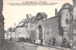 FRANCE - Mortagne - Grande Rue - L'ouvroir - Animé - Carte Postale Ancienne - Mortagne Au Perche