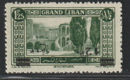 GRAND LIBAN - N°81b ** (1926) VARIETE : Surcharge Renversée . - Neufs