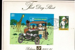 2001 3048 & BL93 (3049) FDC 2001-21 : Kuifje / Tintin - 1999-2010