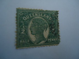 QUEENSLAND USED STAMPS  1895 QUEEN WITH POSTMARK - Otros & Sin Clasificación