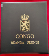 Congo Belge (Complet 1910/1960) + Ruanda Urundi (Complet 1916/1961) - Album Davo - MNH (Lire) - Sammlungen