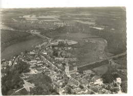 EN AVION SUR CONCHES EN OUCHE VUE AERIENNE 1963 - Conches-en-Ouche