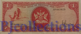 TRINIDAD E TOBAGO 1 DOLLAR 1977 PICK 30a VF - Trindad & Tobago