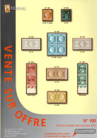 MARCOPHILIE POSTAL STRAPHIL 100 ème  VENTE SUR OFFRES Clôture Samedi 30 Novembre 2013 - Catalogues De Maisons De Vente