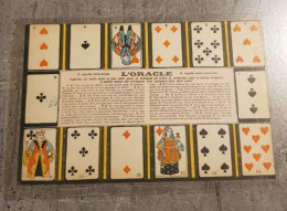PARIS L'ORACLE CARTE POSTALE ANCIENNE POSTKARTE POST CARD UNCIRCULATED - Speelkaarten