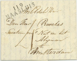 119 MAASLUIS Pour Amsterdam 1814 - 1792-1815 : Departamentos Conquistados