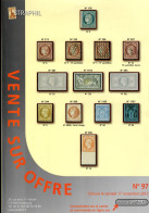 MARCOPHILIE POSTAL STRAPHIL 97 ème  VENTE SUR OFFRES Clôture Samedi 17 Novembre 2012 - Catalogues De Maisons De Vente